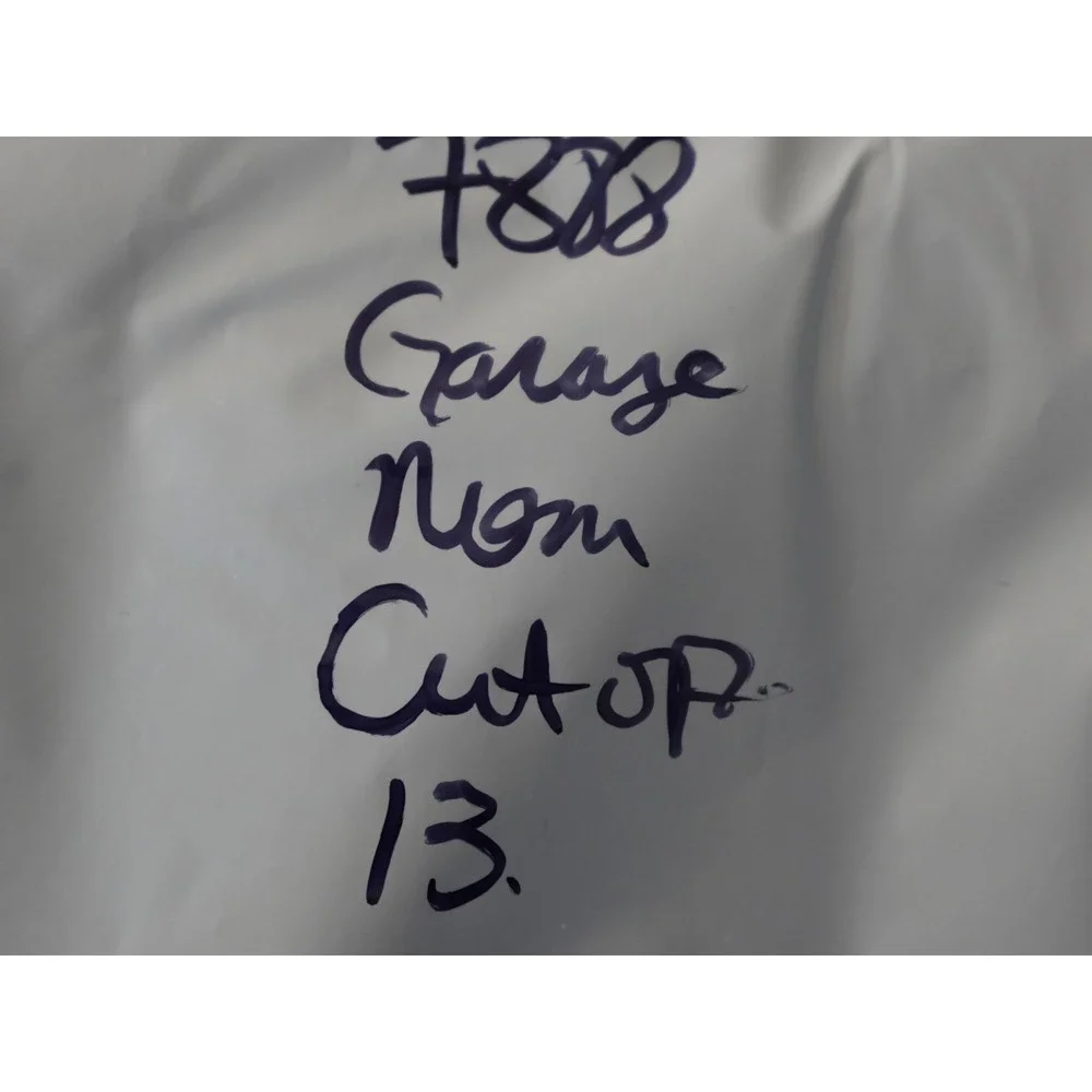 Garage Denim Mom Shorts Womens‎ Size 13 Blue High Rise Raw Hem Light Wash